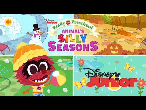 Ready for Preschool: Animal's Silly Seasons - Learn all about the 4 seasons From Disney Junior!