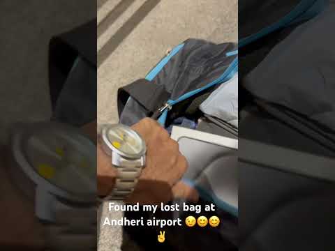 Found my lost iphone 15pro max & Apple AirPod at Andheri airport #ytshorts #lost #bag