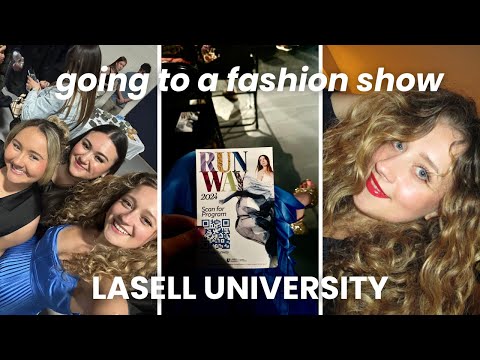 watching Lasell University's RUNWAY | post-grad chat & outfit!