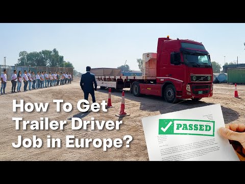 How to get a TRAILER DRIVER job in Europe 🚛🌍 - Recruitment Drive with Skillbee 🔍 #jobsineurope