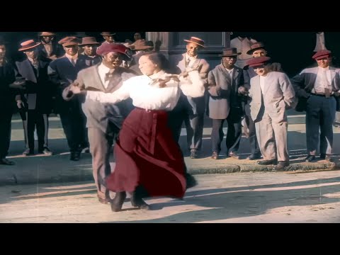 San francisco 1910s, 1930's in color [60fps,Remastered] w/sound design added