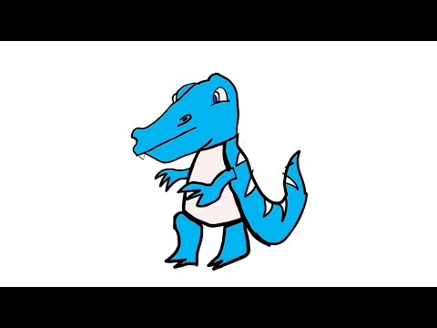 Learning with Dino - The letter P