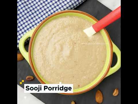 instant Sooji Porridge recipe made with homemade Sooji cereal