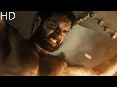 Man Of Steel Oil Rig Scene | Man Of Steel HD Movie Clip