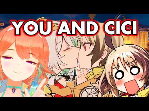 Kiara Raids Gigi's Stream Just to SHIP HER with Cecilia 【Hololive EN】