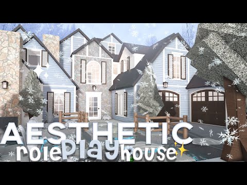 Aesthetic winter role-play home | Roblox | no advanced placing layout | Bloxburg