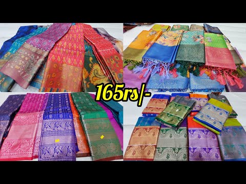 chickpet wholesale fancy sarees @160rs festival offers| |single piece courier available |Bangalore