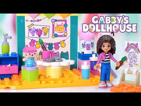 Crafting with Baby Box | Gabby's Dollhouse LEGO build & review