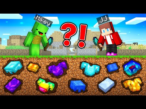 Mikey vs JJ : Who Mined the Best Armor in Minecraft? (Maizen)