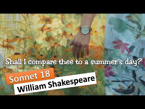 English Poetry: Sonnet 18 (Shall I compare thee to a summer’s day)