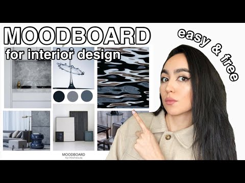 HOW TO MAKE A MOODBOARD FOR INTERIOR DESIGN | step by step guide