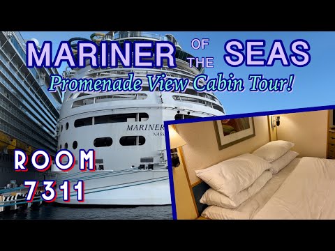 ROOM TOUR: Mariner of the Seas Interior Promenade View Stateroom 7311