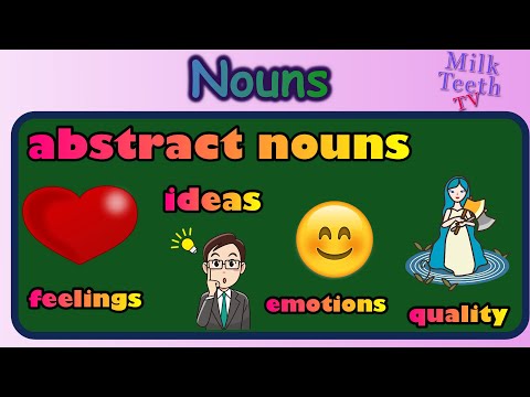 Learn Nouns with me its Types Countable and Uncountable Proper Common Abstract and collective