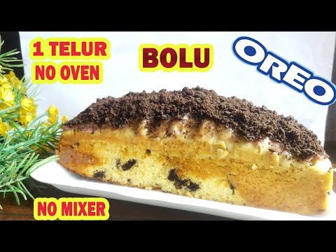 BOLU SUSU OREO 1 TELUR TAKARAN SENDOK TANPA MIXER