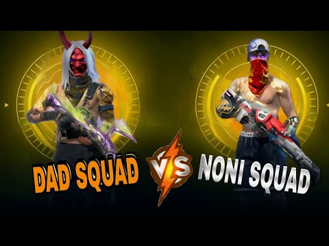 DAD I AM OK SQUAD VS NALLA NONI SQUAD 😎😍 LIMITED CUSTOM MATCH 😰😱