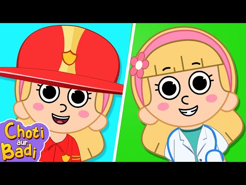 Learn Professions With Badi | Learning Videos For Kids | Choti Aur Badi