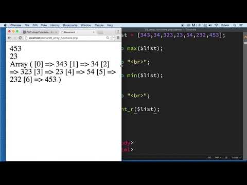 23 Array Functions in PHP