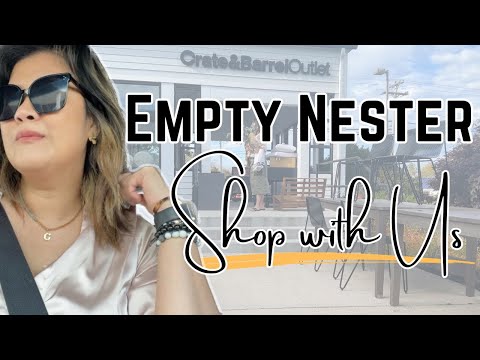 Empty Nester Weekend 🔶 Shop Crate & Barrel Outlet with us