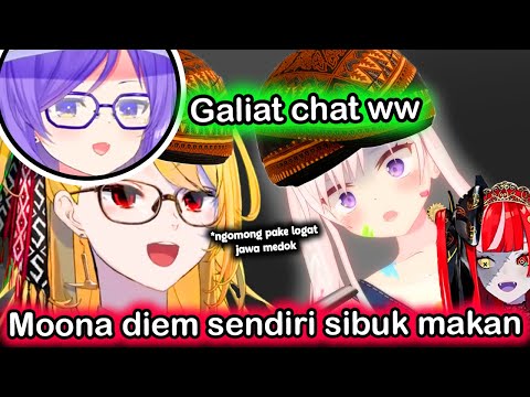 Moona Yang Di discord Makan Sendiri, Kaela Mulai Pake Logat Jawa Yopi Pun Ikutan ww..