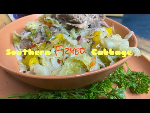 FRYED CABBAGE W/NECK BONES @cookingwithjudycaldwell6376 #soulfood #cooking #foodielife