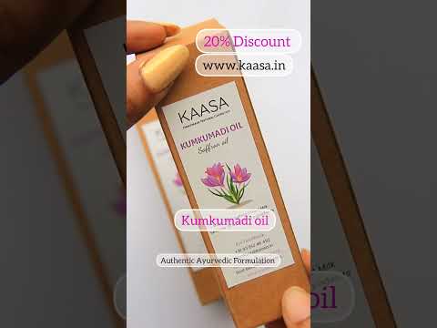 KAASA Kumkumadi oil / 36 herbs / 100% Saffron  #cosmetics #reels #ayurveda