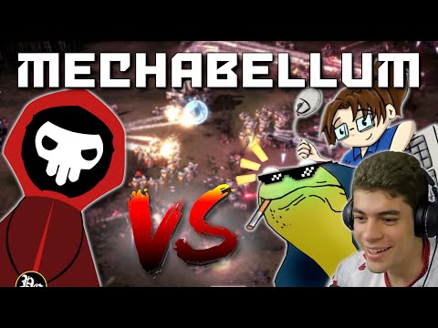 I Challenged My Friends to a Mechabellum Free-for-All! | Feat. Ambiguous Amphibian, Quill18, & Laith