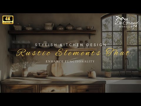 Stylish Kitchen Design: Rustic Elements That Enhance Functionality