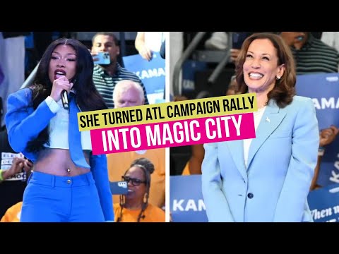 Kamala Harris Used Meg Thee Stallion to HUMILIATE Black Women at Atlanta Campaign Rally #atlanta