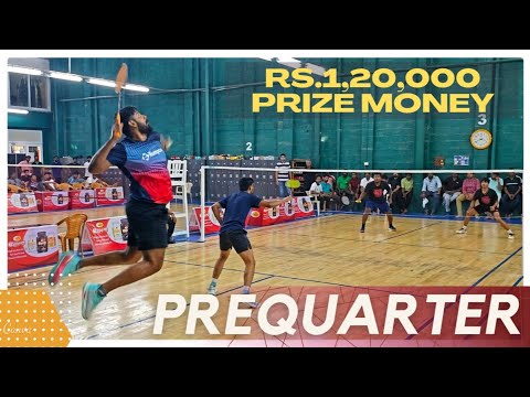 LOKESH/NAVEEN VS DHILEEPAN/PURUSHOTTAM:SKM ALL INDIA OPEN BADMINTON TOURNAMENT