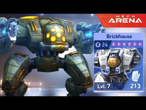 Brickhouse + Chaingun: Legendary Power, But It Should Be Rare! 💙 Mech Arena