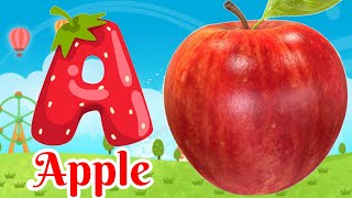 A for apple, B for ball , c for cat , English Alphabet For Toddlers, AtoZ Alphabet For UKG, phonics