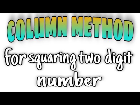 column method for squaring two digit number #shorts #mathstrick #maths #squaretrick