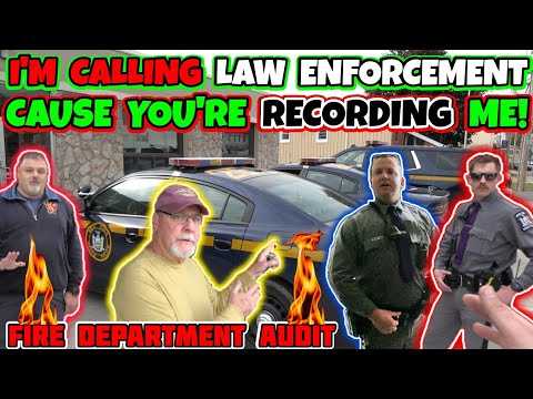 💥I'M CALLING LAW ENFORCEMENT! Cause You're Recording Me!  🔥Fire Department Audit🔥