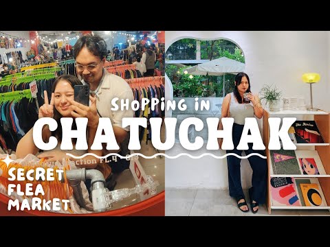 Bangkok Vlog 🇹🇭 Chatuchak Weekend Market Shopping + Biggest Vintage Shopping Mall in Thailand (2023)