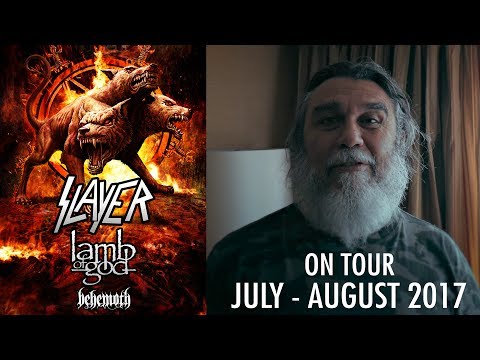 SLAYER - On Tour: July - August 2017 w/ Lamb of God, Behemoth (OFFICIAL TOUR TRAILER)