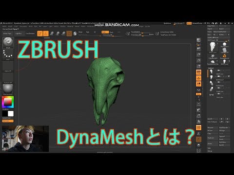 #ZBRUSH ③DynaMeshでスカルプトを最適化しよう！（初心者向け）