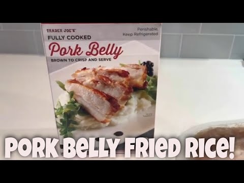 Trader Joes Pork Belly  Fried Rice Review!