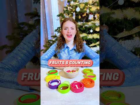 Fruits and Counting for Toddlers | Educational Activities for Toddlers #shorts