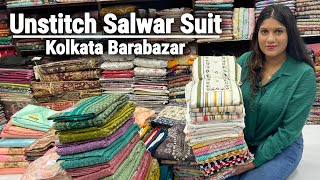 Unstitched Salwar Suit/ Kurti & Bedsheet Collection Kolkata Barabazar