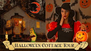 Vintage Halloween Decorating Ideas🎃🕯️Candlelight Cottage Tour🕸️👻