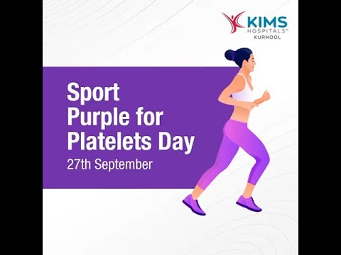 Sport Purple for Platelets Day | KIMS Hospitals, Kurnool