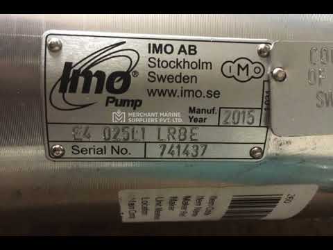 🚀 New Arrival: Brand New // Unused - IMO Pump E4 025L1 LRBE