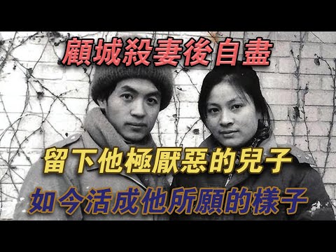 顧城殺妻後自盡,留下他極厭惡的兒子，如今活成他所願的樣子#噼里啪啦