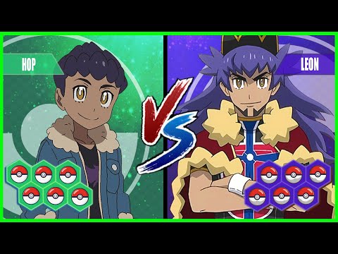 Pokémon Battle Pedia: Hop Vs Leon