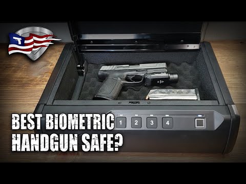 Heavy Duty Biometric Handgun Safe / Wincent Model W Auto Open