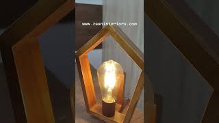 Original Teak wood Wall mount lamp