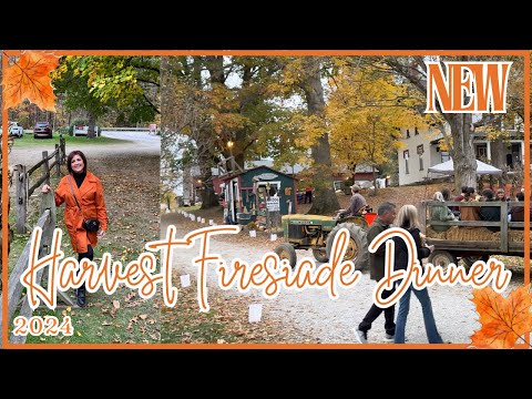 🍁Autumn Harvest Ambience | Fireside Dinner