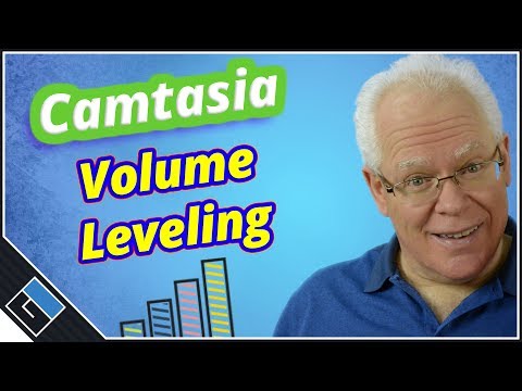 Camtasia Volume Leveling