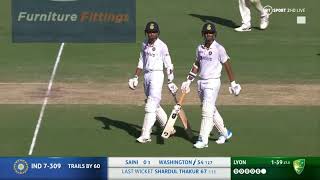 Washington Sundar No look six | #IndvsAus | #shorts