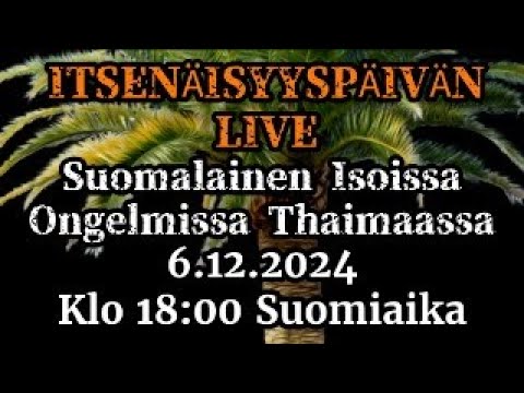 LIVE Suomalainen Isoissa Ongelmissa - Yli 3800 Päivää Vanha Viisumi 6.12.2024 Thaimaa